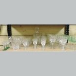 A collection of drinking glasses,