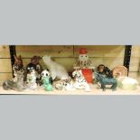 A collection of animal figures,