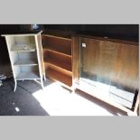 A dwarf bookcase, 92cm,