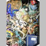 A large collection of assorted costume jewellery