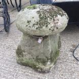 A staddle stone,