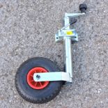 A pneumatic jockey wheel