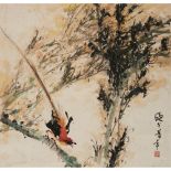 OU HAONIAN    (b.1935) Flowers And Birds ink and colour on paper, mounted, signed OU JIE HAO NIAN,