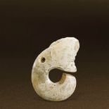 HONGSHAN CULTURE (CIRCA 4700-2900 BC) A JADE PIG-DRAGON PENDANT L 4.9 cm. (2 in.) T1.3cm