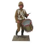 Boer War Wiltshire Regiment Drummer Museum Display Mannequin full size boy’s mannequin in khaki