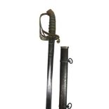 1845 Pattern 2nd Battalion West India Regiment Officer’s Sword 32 1/2 inch single edged blade with