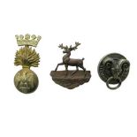 Selection of Various Badges Including Officers including KC blackened RACd (blades) ... KC bronzed