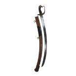 1803 Pattern Georgian Infantry Sabre 30 1/4 inch slightly curved 1 1/2 inch blade.  Large fuller.