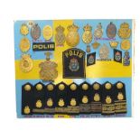 Good Selection of Swedish Police Badges gilt helmet plate ... Gilt Sundsuall helmet plate ... Breast