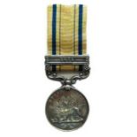 South Africa 1879 Zulu War Medal single bar “1879”.  Now renamed to “2449 Pte G Vallentine 94th