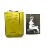 WW1 1914 Christmas Box Cigarette Packet and Contents yellow wrapping “Her Royal Highness The