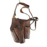 WW2 Australian Issued Colt Automatic Shoulder Holster unusual factory made shoulder holster with