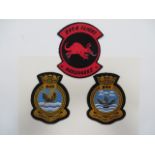 Selection of FAA, RAF, Gliding School and Airshow Patches Emboidered examples include 702 ...