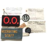RAF Sealed Pattern Badges & Armbands. All retain a sealed pattern label.  Comprising: Mountain