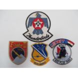 Quantity of American Navy and Air Force Patches Emboidered examples include Thunderbirds ... Blue