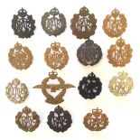 Selection of RAF & Commonwealth Air Force Badges. Comprising: RAF King’s crown brass x4 ...