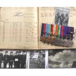 WW2 RAF Wireless Operator / Air Gunners Aircrew Long Service & Bar Group of Eight Medals. Awarded to