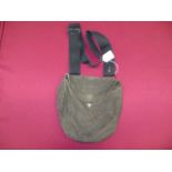 Scarce Slade Wallace Pattern Rifles Haversack blackened heavy line half oval pack with envelope