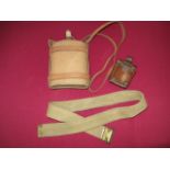 Small Selection of WW1/1903 Equipment consisting scarce WW1 webbing trouser belt with brass buckle.