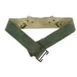 Rare 1908 Pattern Belt for the Pistol Holster Set wide webbing belt complete with rear fixing