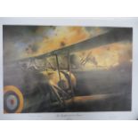 Three Robert Taylor Naval Scene Prints consisting “The Swordfish Attack at Taranto” signed by