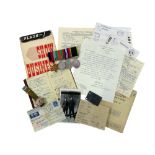 Comprehensive WW2 Royal Signals POW Medal and Paperwork Group all relating to Arthur Preston Royal