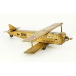 An extremely rare William Crawford & Sons A1 ‘Pride of London’ airliner aircraft biscuit tin circa