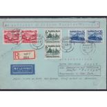 1939 14th March, Registered cover addressed to a passenger on board the German liner SS Europa.