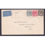 Kenya & Uganda : 1932 30th January, Nairobi to Mirabella via Athens first direct airmail service