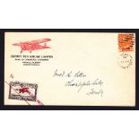 Canada : 1930 11th March, airmail cover for Cherry Red Airline Ltd. flown from Lac La Ronge to