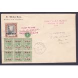 Bahamas : 1930 2nd January, Nassau to Miami first daily flight airmail cover, with Bahamas War Tax