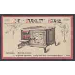 The Stanley Range, advertising card, attractive item.