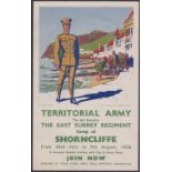 1936 Territorial Army advert for the Eas