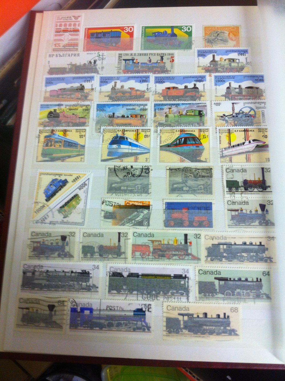 RAILWAY thematic collection of stamps an - Image 2 of 4