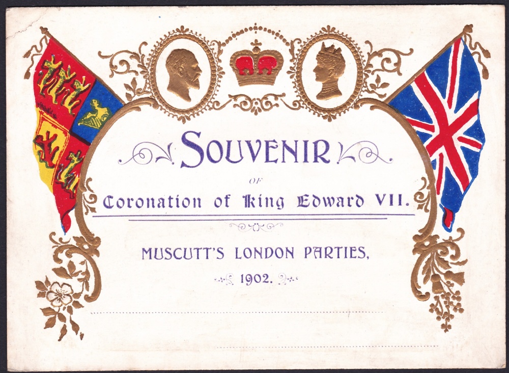 1902 Edward VII Coronation souvenir embo