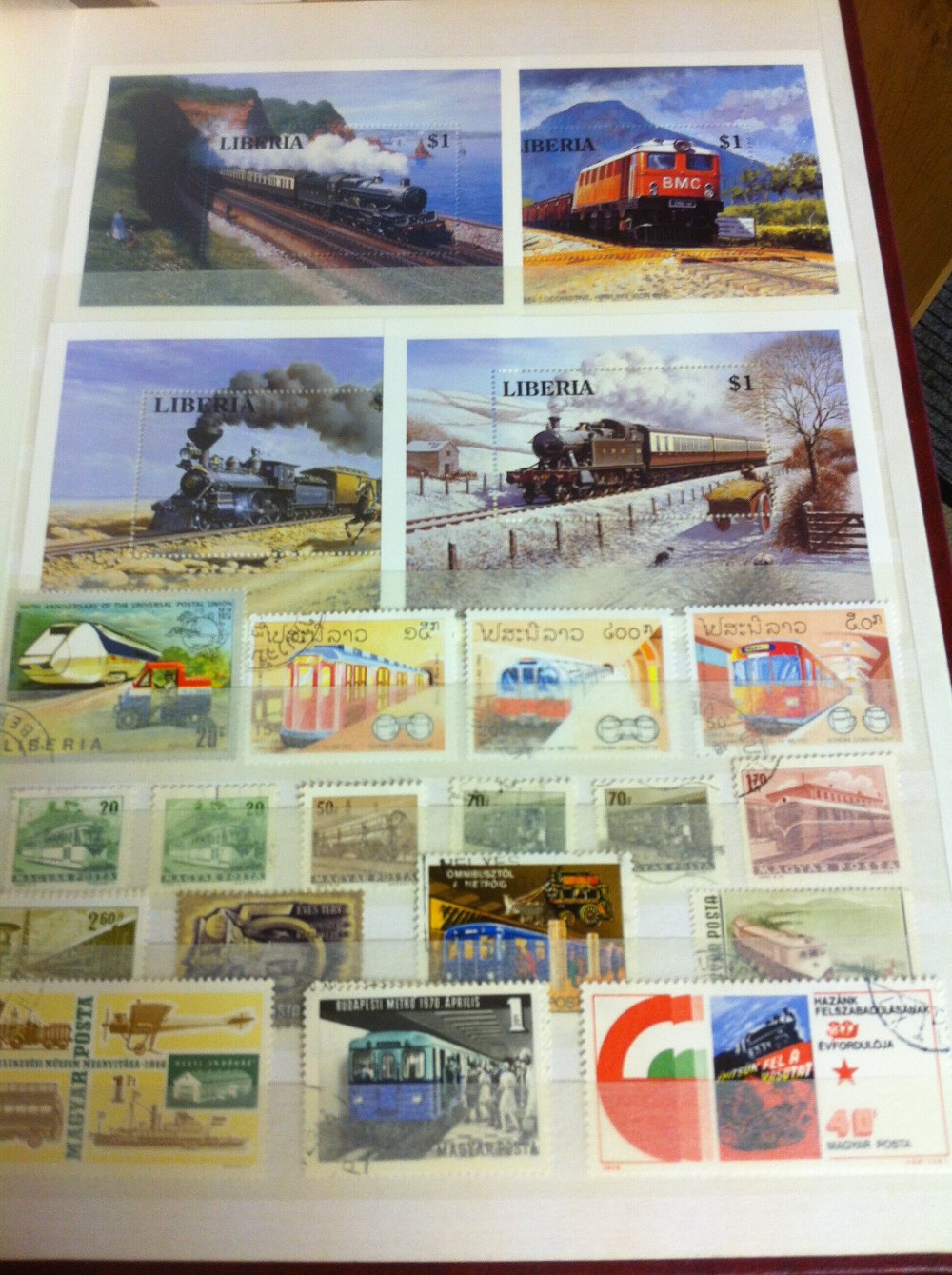 RAILWAY thematic collection of stamps an - Image 3 of 4