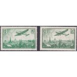 FRANCE STAMPS : 1936 AIR, 85c dark green