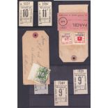 GREAT BRITAIN, Railway Parcel Stamps, sm