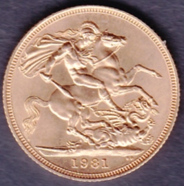 1981 Full Sovereign in fine condition. - Image 2 of 2