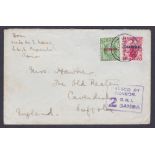 POSTAL HISTORY : SAMOA, 1916 censored en