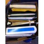 STAMPS : Box with albums, stock books, s