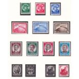 STAMPS : 1933 to 1945 mint collection in