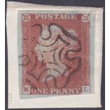 STAMPS : 1841 Penny Red plate 33 (ML) ,