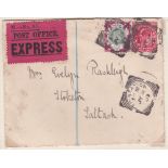 1903 Express letter sent from Par-Statio