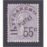 FRANCE STAMPS : 1926 55c on 60c violet pre-cancel Sower issues, U/M, SG 443. Yvert cat 350€