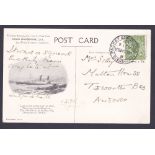 1912 advertising postcard for Royal Mail Steamer service, has a very crisp and fine 'GK & Ardrishaig