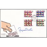 Margaret Thatcher signed 1979 EEC First Day Cover, cancelled by House of Commons CDS. Scarce item