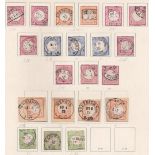 STAMPS : 1872 to 1937 mint & used collection in old-time printed album. 1872 small & large shields