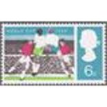 STAMPS : 1966 World Cup Football, 6d black omitted, fine U/M, SG 694a. Cat £225