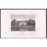 Engravings of stately homes in and around Sevenoaks area. Attractive items, minor staining / foxing.